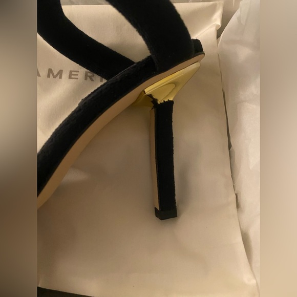 NIB Good American Women's Terry Slip On High Heel Sandals - Picture 4 of 7